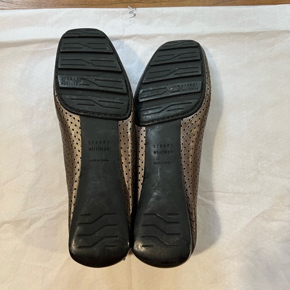Stuart Weitzman Great Condition Pewter Loafer - Picture 4 of 5